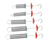 Amosfun 5pcs Spiral Spring Set for Physics Projects Hooke's Law Demonstration Compact and Portable Steel and Plastic Springs Easy Assembly for Indoor Teaching Environments and Science