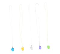 Amosfun 5pcs Teeth Box Plastic Saver Tooth Storage Box for Lost Collection Necklace Organizer Holder Boys and Girls Fairy Storage