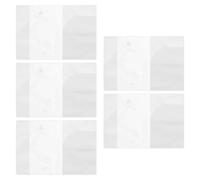 Amosfun 5pcs Waterproof Passport Holder Wallet Travel Document Organizer Sleeve Protective Passport Covers for Men Women with Card Holder Protector Case