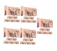 Amosfun 5sets Copper Sheets for DIY Projects Thick Crafting Foil Plates Easy to Cut and Bend Excellent Conductivity for Repairs and Creative Arts 6rolls*5
