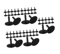 Amosfun 5sets Duck Holder Display Stand for Car Decor Plastic Display Rack with Double Sided Tape for Dashboard Hood and Bumper Stable Support for Rubber Ducks 20pcs*5