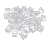 Amosfun 60pcs Artificial Fake Ice Cubes Acrylic Irregular Ice Cubes for Photography Props Decorative Reusable Stones