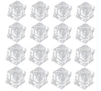 Amosfun 60pcs Irregular Acrylic Fake Ice Cubes for Photography Props, Decorative Faux Ice Cubes Set with Reusable Photo Props for Studio Lighting and Posing