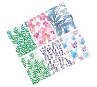 Amosfun 6pcs A4 Pp 30-Hole Binder Dividers with Colorful Index Tabs for School Office Organiser, Plastic Tab Dividers for Loose Leaf Binders and Notebooks