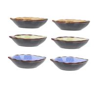 Amosfun 6Pcs Ceramic Mixing Bowls for DIY Face Mask Beauty Care Sturdy Cosmetic Tools for Facial Masks Body Lotions Spa Skin Care Home Salon Use