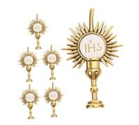 Amosfun 6pcs Communion Chalice Lapel Pins Elegant Religious Brooches for First Communion Celebrations Faith Inspired Accessories for Daily Wear and Special Occasions