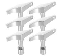 Amosfun 6pcs Drum Key Pack for Percussionists and Drummers Portable Heavy Duty Aluminum Alloy Square Drum Tuner Wrench Set for Snare in Musical Set