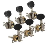 Amosfun 6pcs Guitar Tuning Pegs Guitar Tuning Keys Abs Steel Practical Light Weight Fix Strings