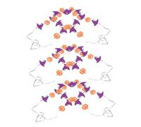 Amosfun 6pcs Halloween Decoration Pendant Pumpkin Ghost Hanging Home Halloween Decoration Hanging Ghost Pumpkin Ornaments Non-woven