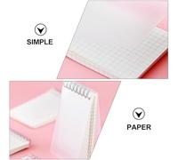Amosfun 6pcs Mini Spiral Notebooks White Cover Paper Notepads with Easy to Turn Pages and Flat Page Design for Office and Writing A Summary