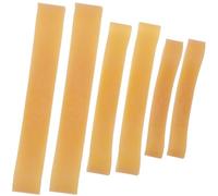 Amosfun 6pcs Mold Elastic Fixed Belt Rubber Bands Set - Thick Plaster Mold Straps 12cm, 16cm, 20cm Sizes - Sturdy Binding Bands for Ceramic Pottery Craft and Clay Tools