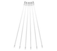 Amosfun 6pcs Plastic Blinds Pulling Rod with Handle Creative Appearance Easy Installation for Residential and Office Use