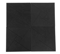 Amosfun 6pcs Self-adhesive Sound Absorbing Panels High-density Polyester Fiber Acoustic Panels for Music Rooms and Conference Rooms Noise Reduction