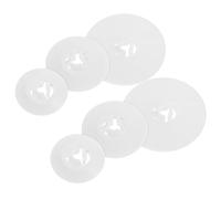 Amosfun 6pcs Sewing Machine Spool Pin Caps Set Plastic Thread Holder Covers Small Medium Large for Brother Embroidery Machine Accessories Craft Use