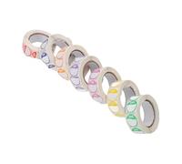 Amosfun 7 Rolls Day of Week Stickers Self Adhesive Monday to for Food Packaging Inventory Management and Organization Dot Stickers for Hotels and Bakeries