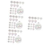 Amosfun 72pcs Decorative Ball Shaped Creative Baking Toppers for Birthday Cake Decor Party Cake Balls for Wedding Birthday Celebrations
