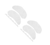 Amosfun 8 Pairs Santa Claus Costume Eyebrows Cotton Self Adhesive White | Bushy Fluffy Look, Easy Peel and Stick, for Theater Productions and Themed Events