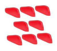 Amosfun 8 Pcs Red Silicone Corner Protectors Quick Thawing Plate Accessories Non Slip Chopping Board Corner Covers Kitchen Worktop Savers for Home and Restaurant Use