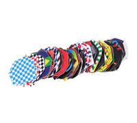 Amosfun 80 Pcs Replaceable Dart Flights Accessories with National Flag Design, Lightweight Wear-resistant Pet Wings, Portable Tails for Darts Game Replacement and Sports Use