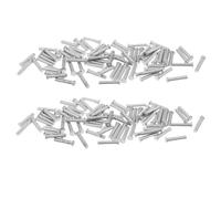 Amosfun 80pcs Aluminum Rivet Nuts for Automotive Dent Puller Lightweight Metal Fasteners for Precise Car Body Sheet Metal Repair Suitable for Collision and Fabrication Equipment