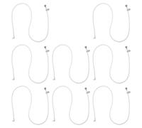 Amosfun 8pcs Dental Flosser Water Hose Replacement Highly Compatible Lightweight Plastic Tubing Accessory for Oral Irrigators and Water Flossers for Travel and Home Use 32 Inch