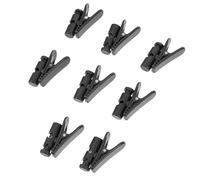 Amosfun 8pcs Headphones Clamps Cable Clamps Headphone Clips Black Abs PC Sturdy Material Fixes Cable Prevents Winding Wires Suitable to Connect to The Collar