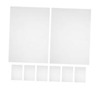 Amosfun 8pcs Lighting Gel Sheets Flame Retardant Plastic Sheets Mixed Light Filters
