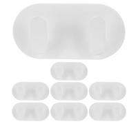 Amosfun 8Pcs Magnetic Hooks for Kitchen and Garage Strong Holding Force No-Drilling Removable Towel Coat Hangers for Refrigerator Metal Surfaces Storage