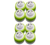 Amosfun 8pcs Pipe Tip Coupler Adaptor Large Piping Tips Russian Couplers Nozzle Converter Cake Decorating Easy to Swap