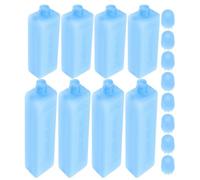 Amosfun 8pcs Reusable Ice Box for Air Conditioner Fan, Pe Material Cooler Ice Packs Instant Cooling and Leakproof Design, Suitable for Cold Chain Transport and Seafood Storage