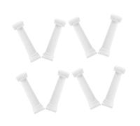 Amosfun 8pcs Roman Column Cake Pillars Medium Miniature Tiered Cake Supports for Wedding Birthday Party Decor and Photo Props Stable Dessert Toppers for Display
