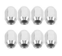 Amosfun 8pcs Wheel Lug Nuts Kit for Automotive Tires Steel Lug Nut for Atv Go-kart Truck Camper and Car Wheels Hex Tire Accessories with Rim Compatibility and Easy Installation