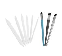 Amosfun 9pcs Blending Stumps for Drawing with Sponge and Plastic Material, Compatible with Oil Pastels and Charcoal, Sketching Tools for Artists and Students in Art Classrooms
