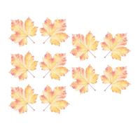 Amosfun Acrylic Maple Leaf Bookmarks Red Leaf Shaped Page Markers with Realistic Design 10pcs Functional and Reliable Positioning, for School Decor and Office Use for Teachers and Book
