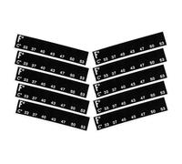 Amosfun Adhesive Temperature Sticker Strips Pet Liquid Crystal Material 10pcs Stable and Accurate Temperature Control for Fish Tank and Bread Fermentation Tanks for Home Brewing