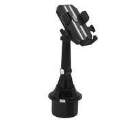 Amosfun Adjustable Car Phone Cup Holder Mount Cell Phone Stand for Center Console and Backseat Secure Stable Grip with Viewing Angle Compatible with Vehicles and Cups