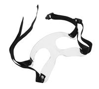 Amosfun Adjustable Nose Guard for Sports with Breathable Design Transparent Protective Face Mask for Basketball Soccer Volleyball Baseball Unisex Athletic Gear for Team Sports Safety