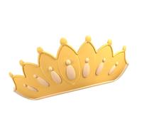 Amosfun Adjustable Shampoo Cap Bath Visor for Years Silicone Hair Washing Shield Blocks Water from Eyes and Ears Flexible Yellow Shower Crown for Bathing