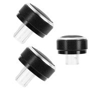 Amosfun Air Conditioner Control Knobs Set Auto Temperature Adjustment Rotary Replacement 3pcs for Popular Sedan Models for Car Ac Blower Fan
