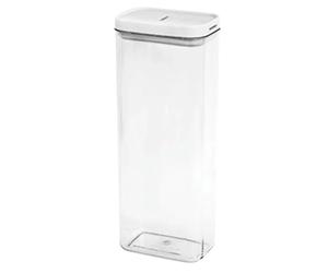 Amosfun Airtight Spaghetti Storage Jar, 1800ml Clear Plastic Pasta Container, for Kitchen Pantry Organisation, Noodle & Cereal Keeper for Home Cooks, Meal Preppers