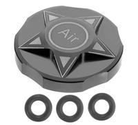 Amosfun Aluminum Alloy Bike Front Fork Cap for Mountain Bikes, Suspension Air Chamber Valve Cover, Cycling Accessory for Shock Absorption and Fork Protection