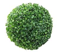 Amosfun Artificial Grass Topiary Ball Hanging Decor 30cm Green Leaf Simulated Plant Sphere for Home Mall Party Ceiling Decoration