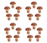 Amosfun Artificial Mushroom Model Foam Posing Prop 40pcs | Realistic Finish, Stable Base, Background Enhancement, for Moss Terrariums, Succulents, Event Styling