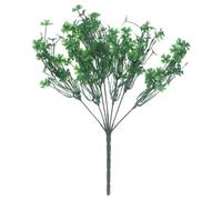 Amosfun Artificial Shamrock Branches, Fake Four Leave Shamrock Greenery Plant, Simulation Stems, Likelike Household Vase Filler Faux St. Patrick Day Decoration