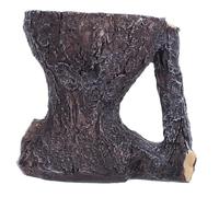 Amosfun Artistic Resin Incense Burner Holder with Bark Texture Calming Aromatherapy Censer for Yoga Spa Home Office Relaxation Spaces Vintage Style Decor