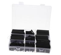 Amosfun Assorted Heat Shrink Tubing Kit Black Insulated Sleeving Wrap for DIY Electrical Wire Protection and Solder Joint Insulation PE Xlpe Material