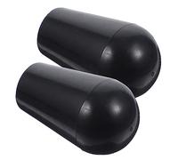 Amosfun Beer Tap Handle Replacement 2Pc Plastic Black for Keg Faucet | Rust Resistant, Reusable, Smooth Sl inish, Personal Kegerators, Weddings, Random Lining Included