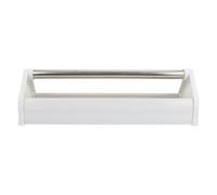 Amosfun Bird Food Container Feeding Dish Cups Pigeon Feeding Trough Plastic Steel Practical and Easy to Clean White Suitable for Indoor and Fields Use