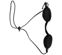 Amosfun Black for Suitable for Silicone Soft Eye Goggles LED Light and Light Treatment Removal and Tanning