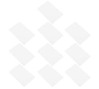 Amosfun Blank Cloth Hat Patches 10Pcs Rectangular Heat Transfer Stickers for DIY Hat Repairs and Outdoor Use